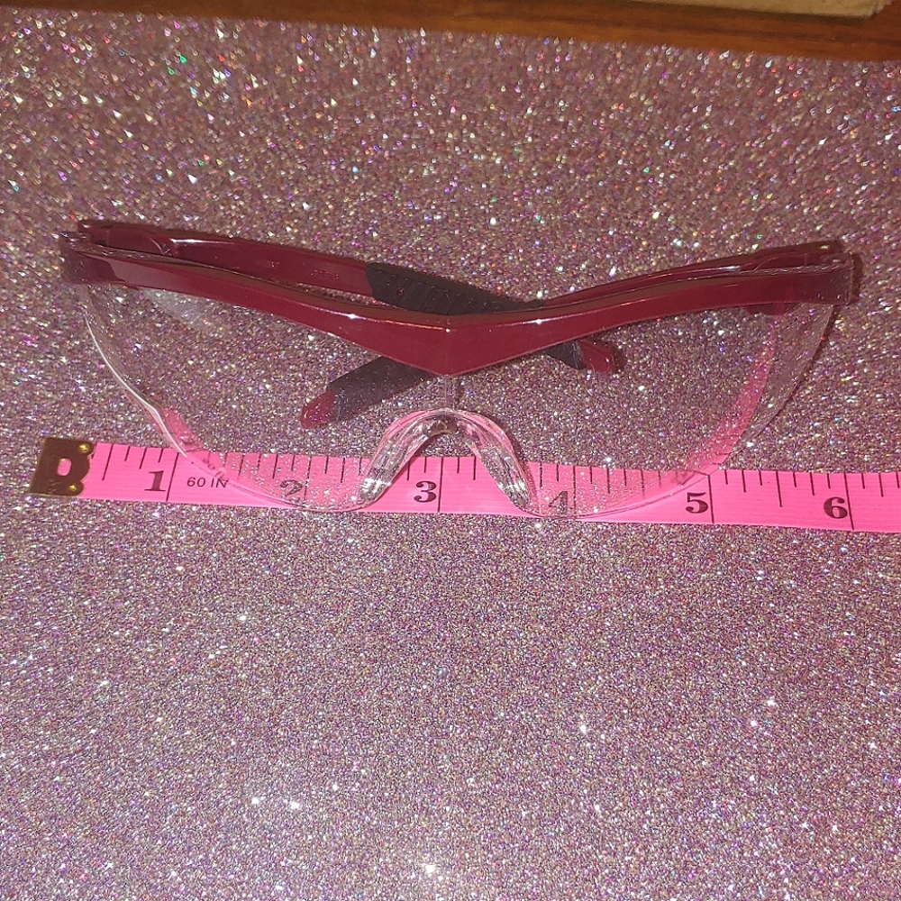 USC Gamecocks CREWS Clear Protective Safety Eyewear Glasses Goggles Garnet